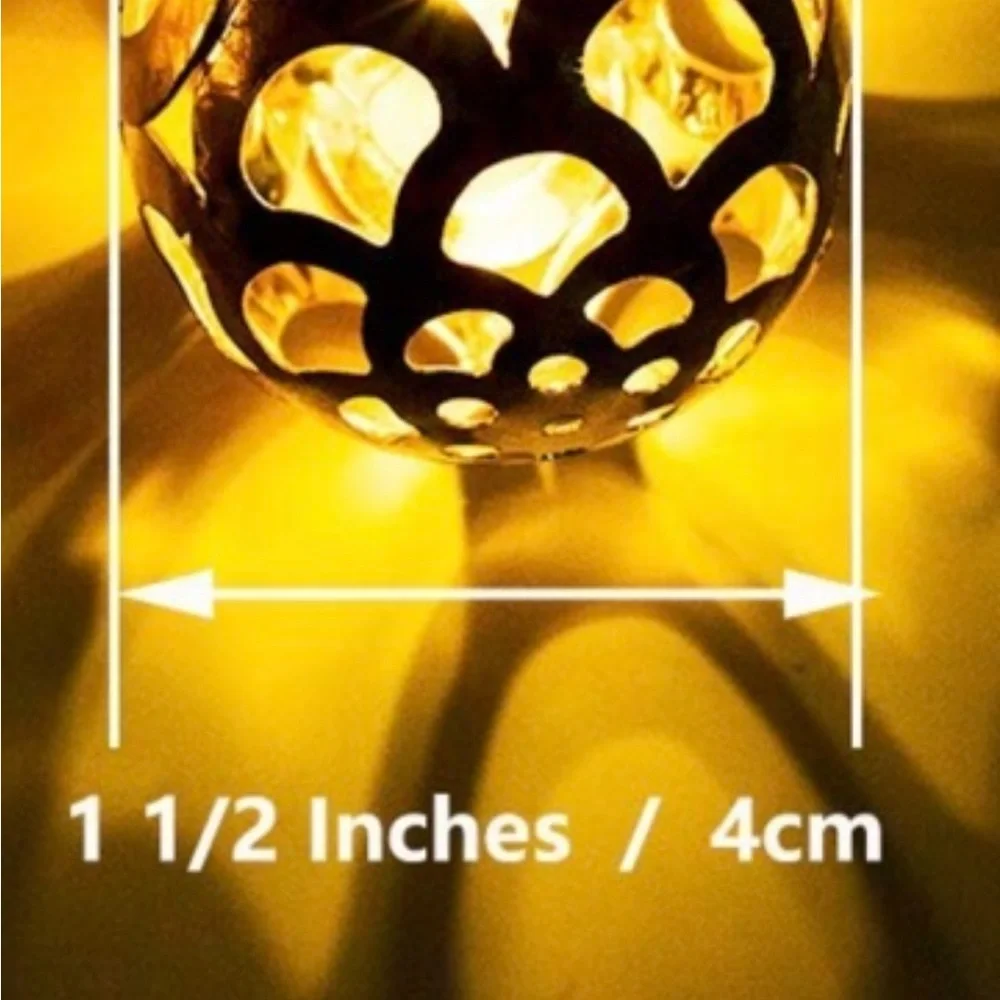 Decorative Gold LED battery operated string of lights- 2 strands
